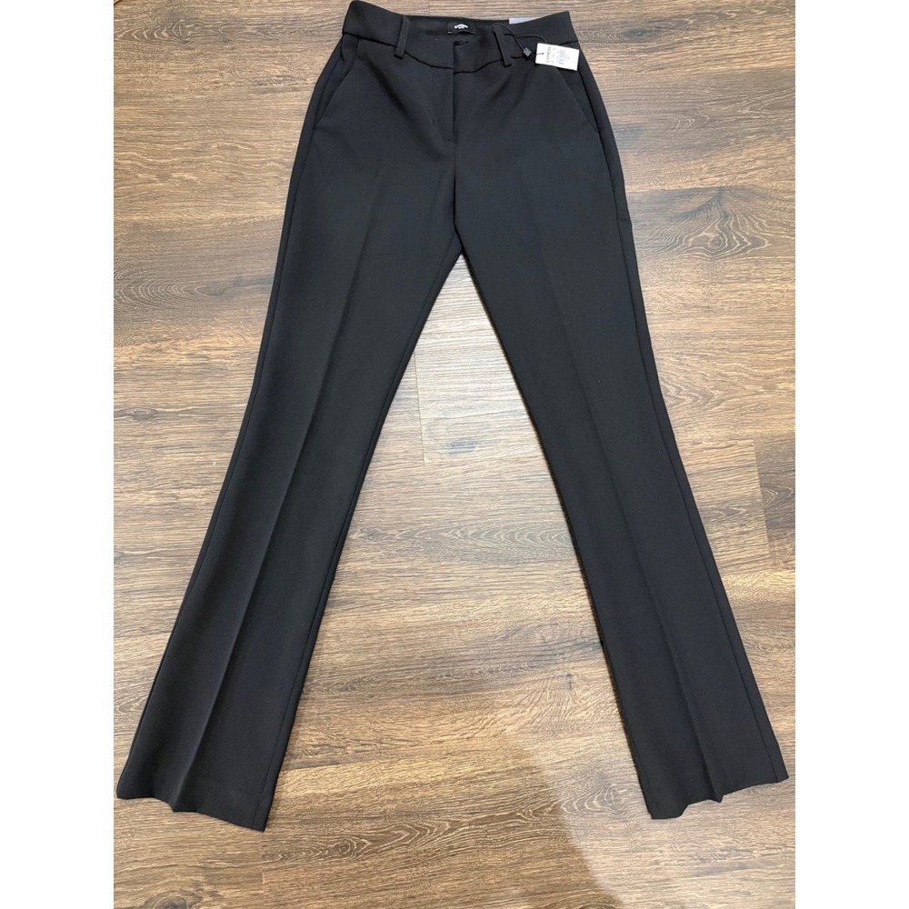 Express Editor Black Bootcut Dress Pants Women 0 Regular NWT